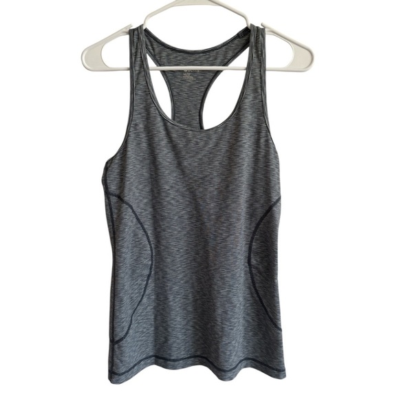 Zella Racer Tank in Gray Graphite, Size M - Picture 2 of 8